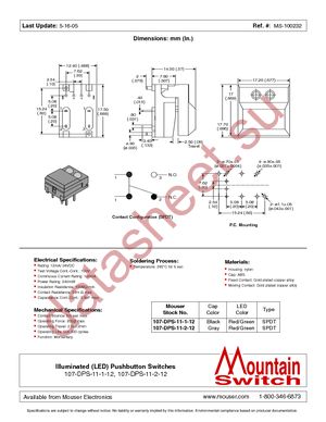 107-DPS-11-1-12 datasheet  